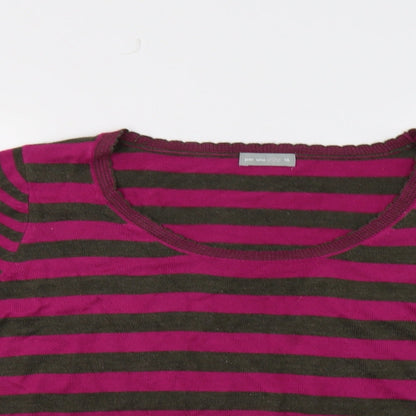 Womens UK Size 16 M&S Pink Pullover Jumper