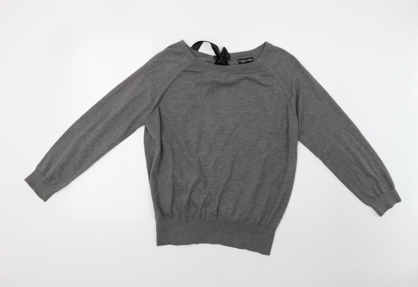 Myleene Womens Grey   Pullover Jumper Size 12  - Open Back
