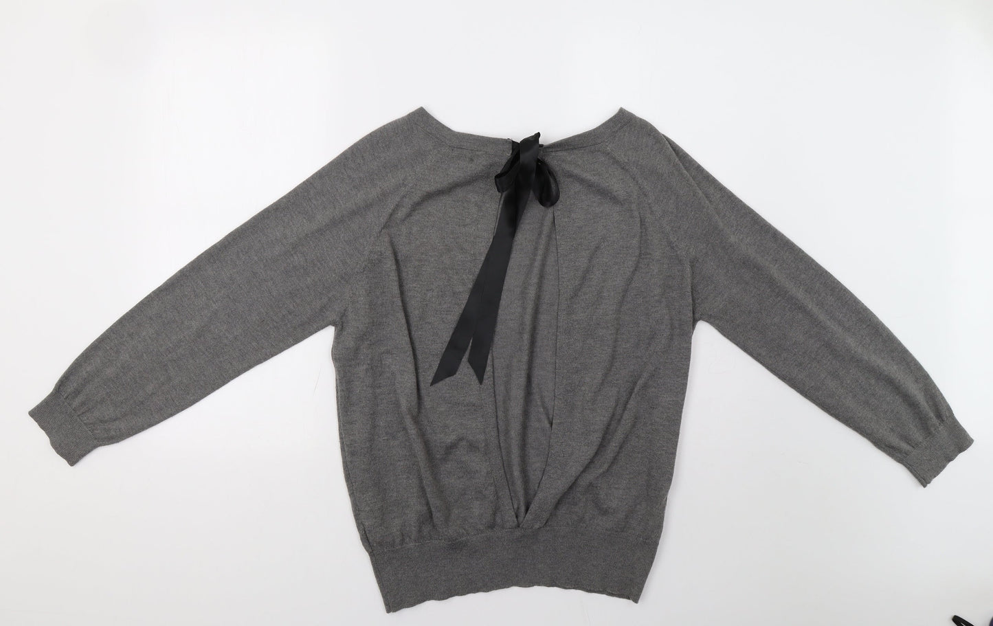 Myleene Womens Grey   Pullover Jumper Size 12  - Open Back