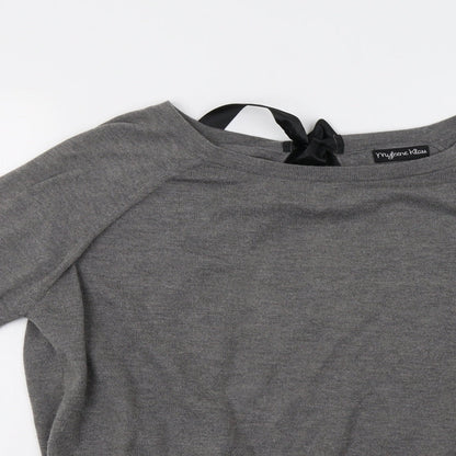 Myleene Womens Grey   Pullover Jumper Size 12  - Open Back