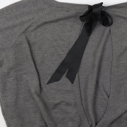 Myleene Womens Grey   Pullover Jumper Size 12  - Open Back