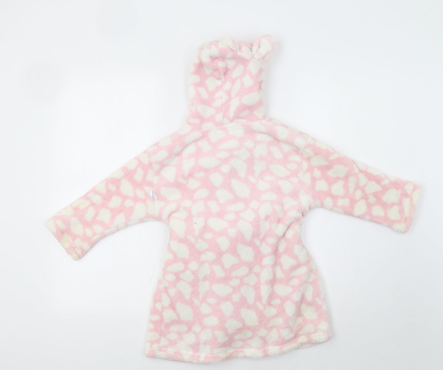 Billy&Millie Girls Pink Animal Print  Kimono Robe Size 3-4 Years
