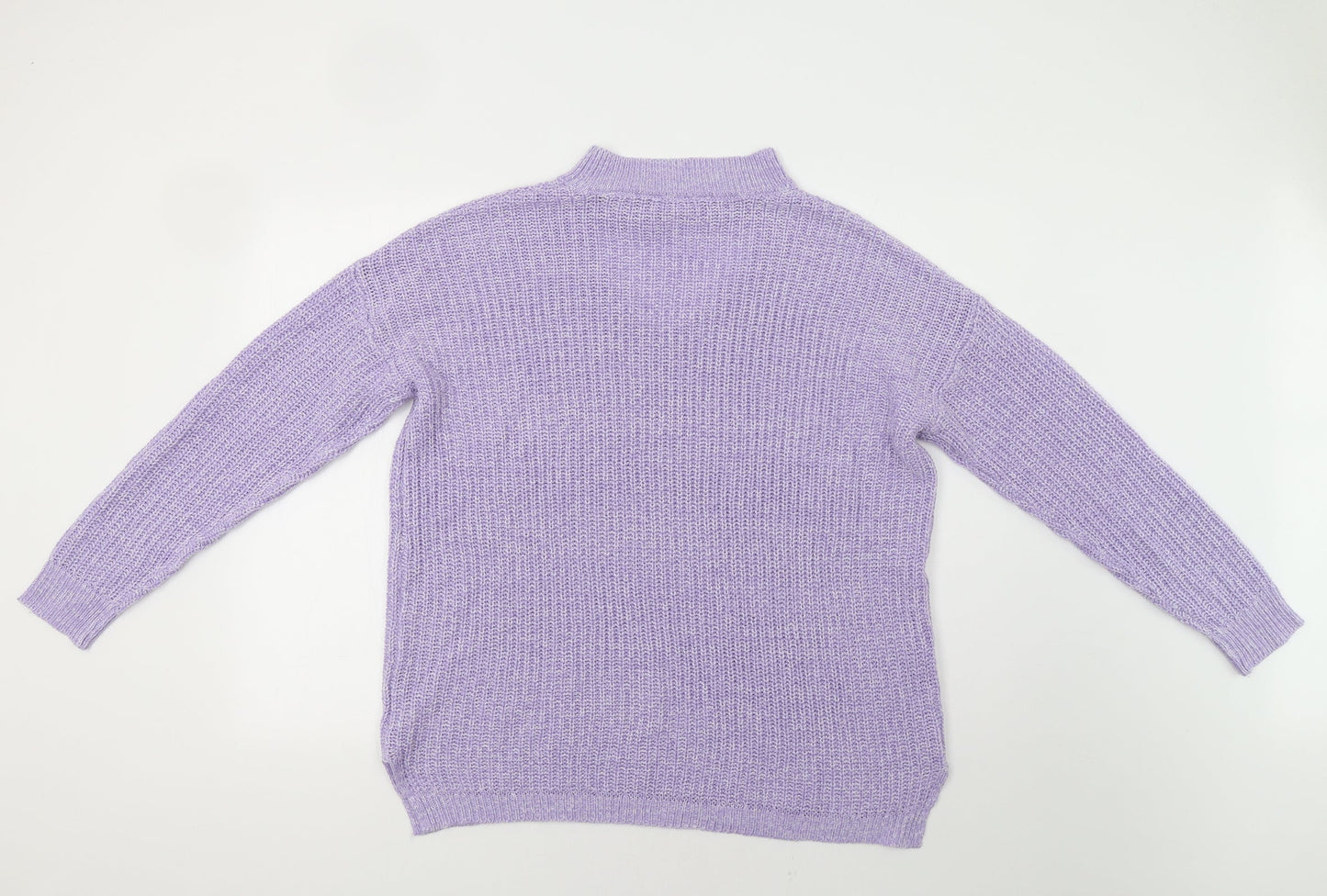 Womens UK Size L Pep&Co Purple Pullover Jumper