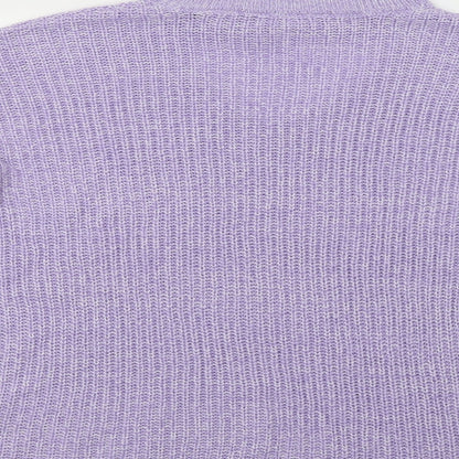 Womens UK Size L Pep&Co Purple Pullover Jumper