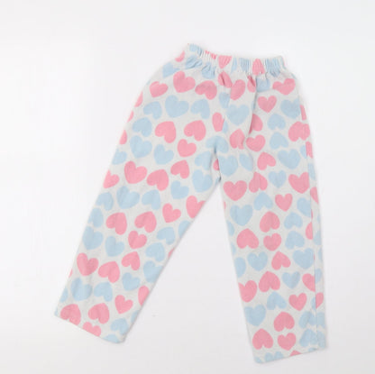 Carter's Girls White    One Piece Size 5 Years  - Heart Print