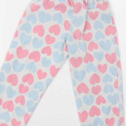 Carter's Girls White    One Piece Size 5 Years  - Heart Print