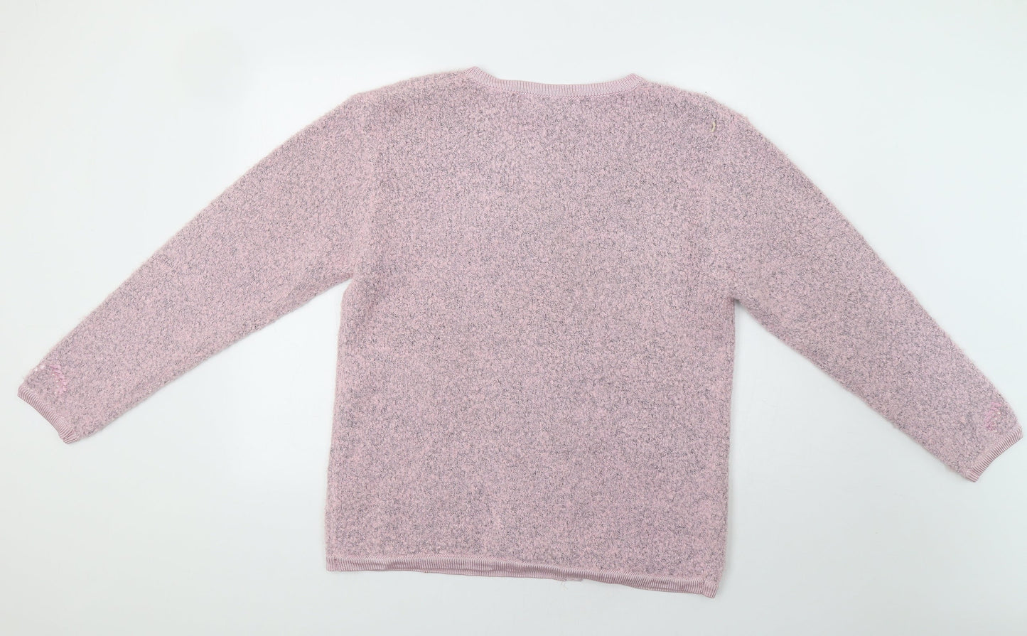 Amolretti Womens Pink   Cardigan Jumper Size XL