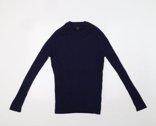Womens UK Size L River Island Blue Pullover Jumper