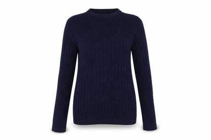Front view of River Island women’s blue jumper, size L