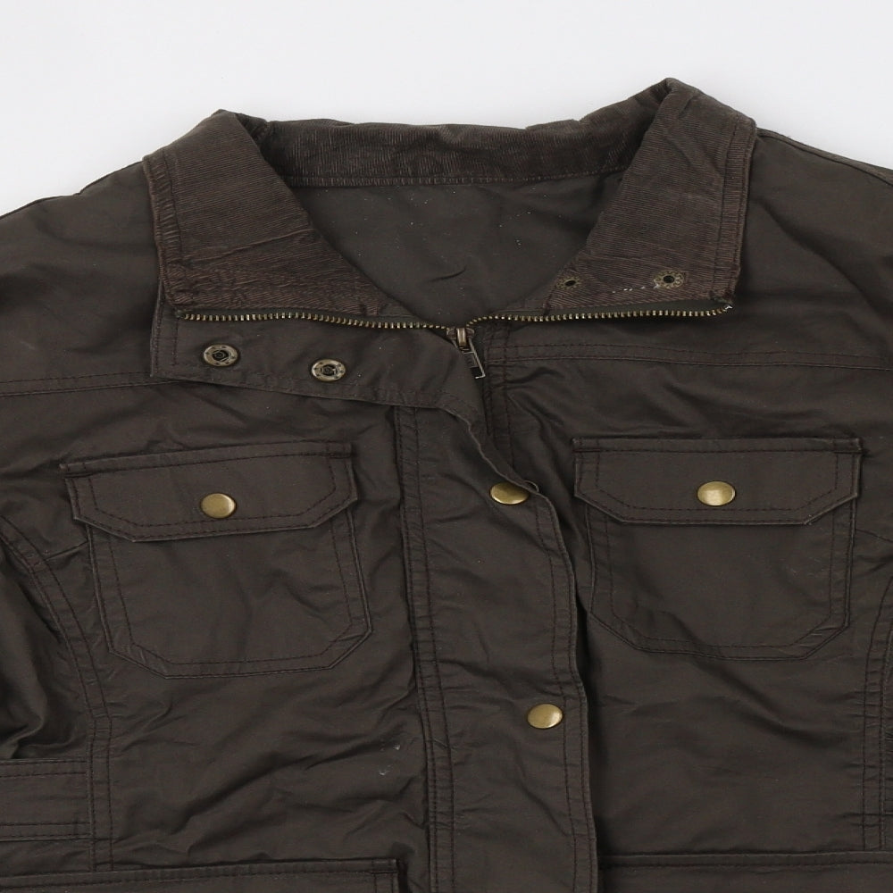 Womens UK Size 12 Being Casual Green Jacket