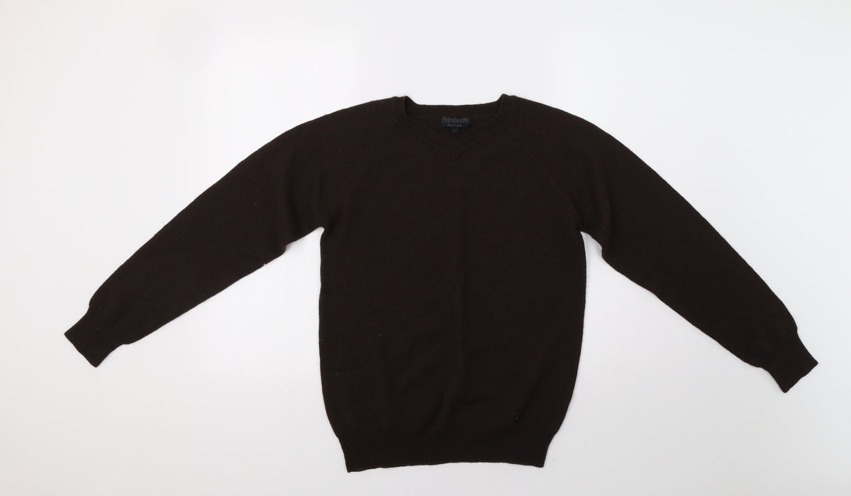 Additional front view of Petroleum women’s brown jumper, size L