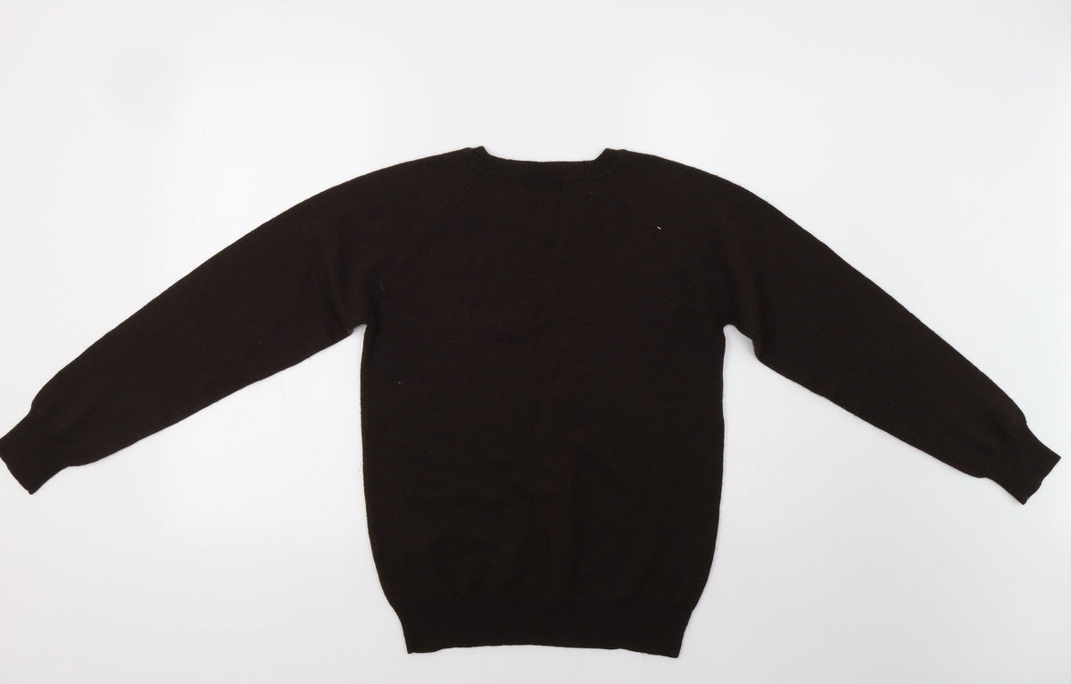 Back view of Petroleum women’s brown jumper, size L