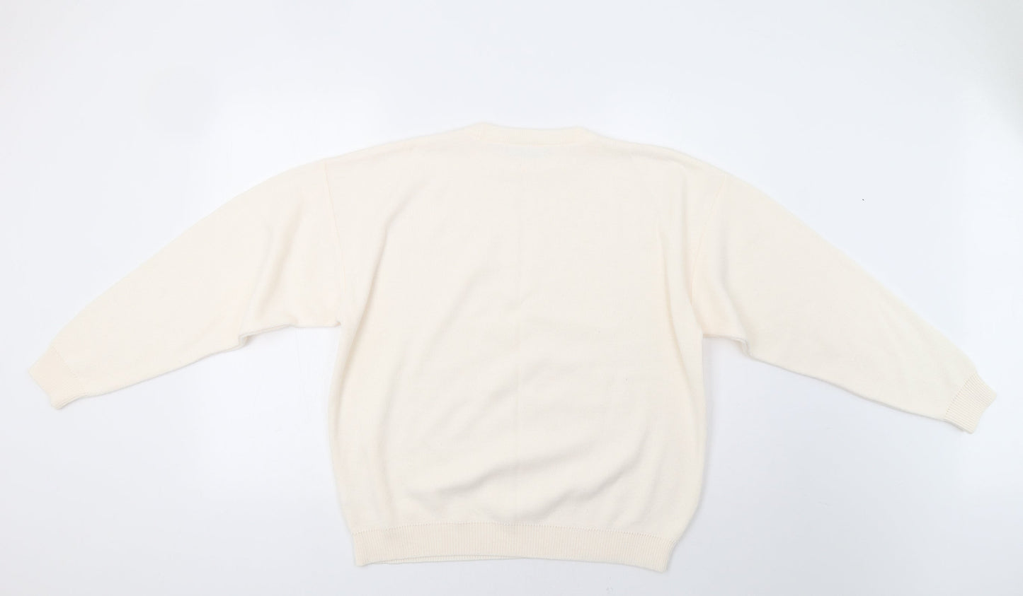 BHS Womens Ivory   Pullover Jumper Size L