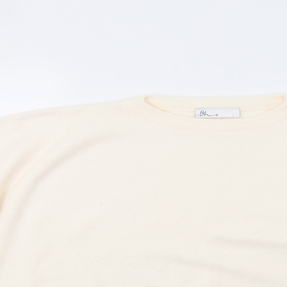 BHS Womens Ivory   Pullover Jumper Size L