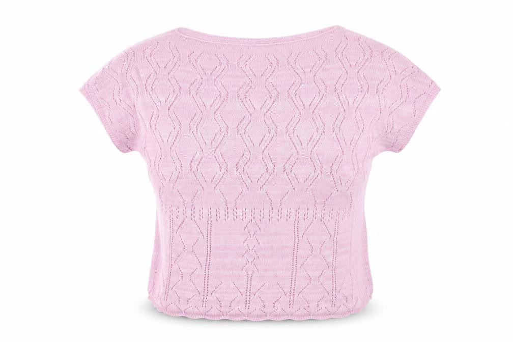 Front view of One Touch women’s pink jumper, size M