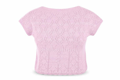 Front view of One Touch women’s pink jumper, size M