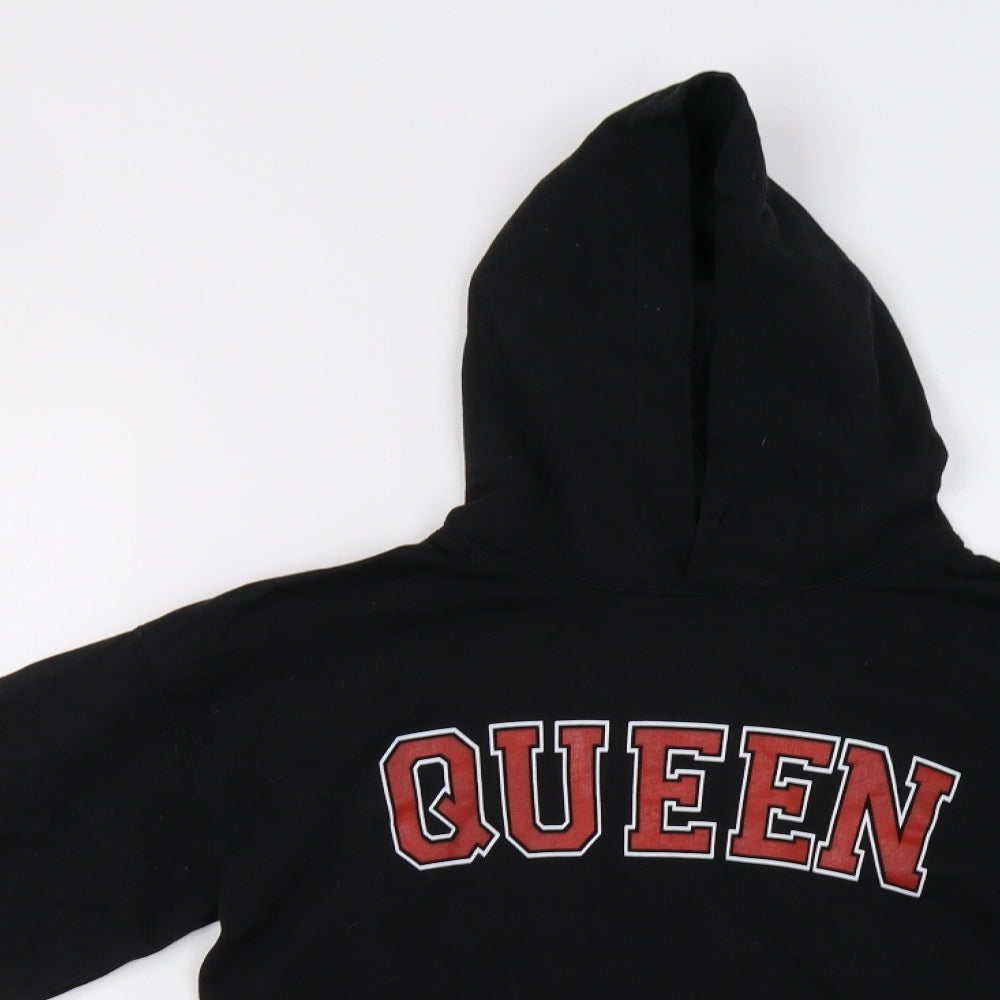 In the Style Womens Black   Pullover Hoodie Size 8  - Queen