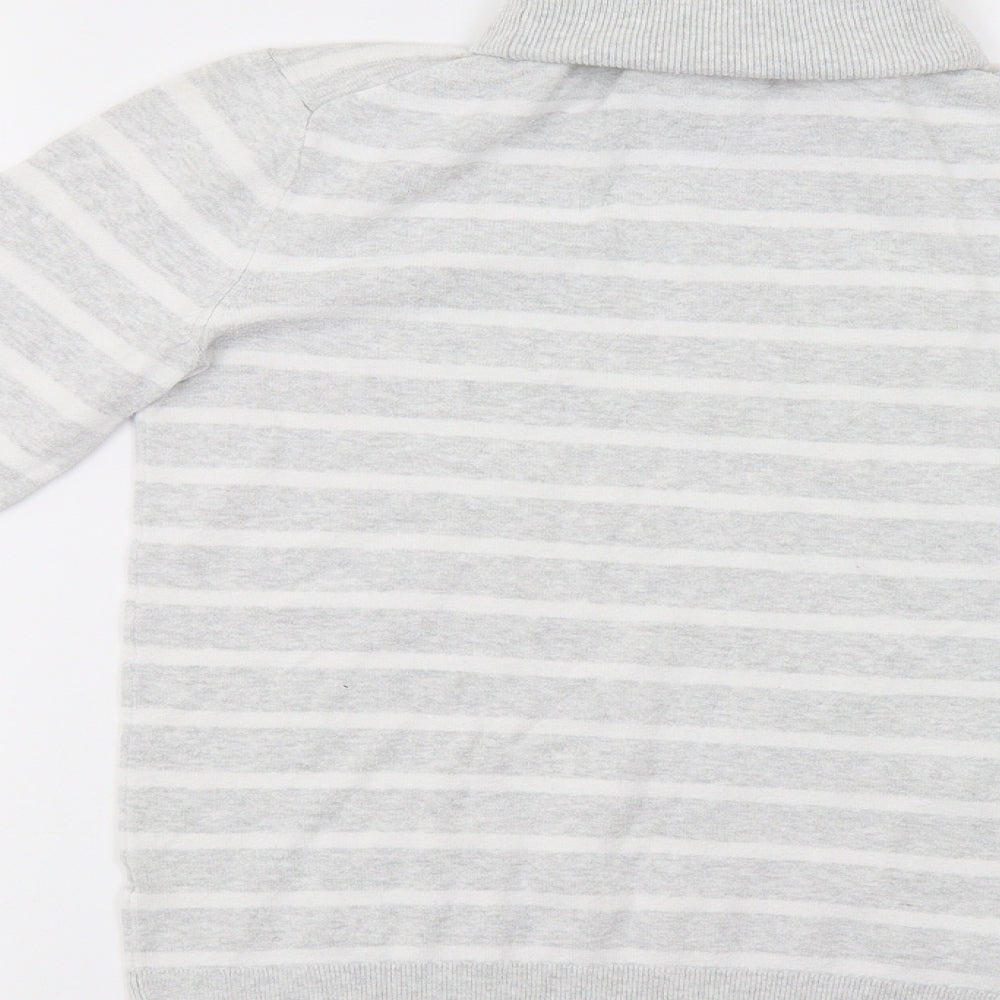 Gap Womens Grey Striped  Pullover Jumper Size XS