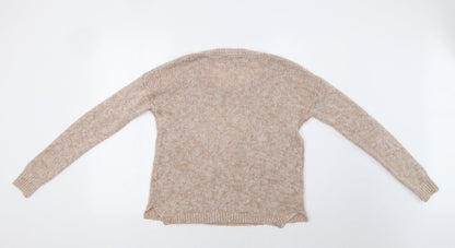 Womens UK Size 10 Internacionale Beige Pullover Jumper