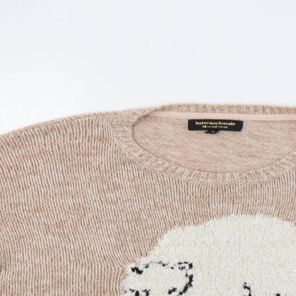 Womens UK Size 10 Internacionale Beige Pullover Jumper