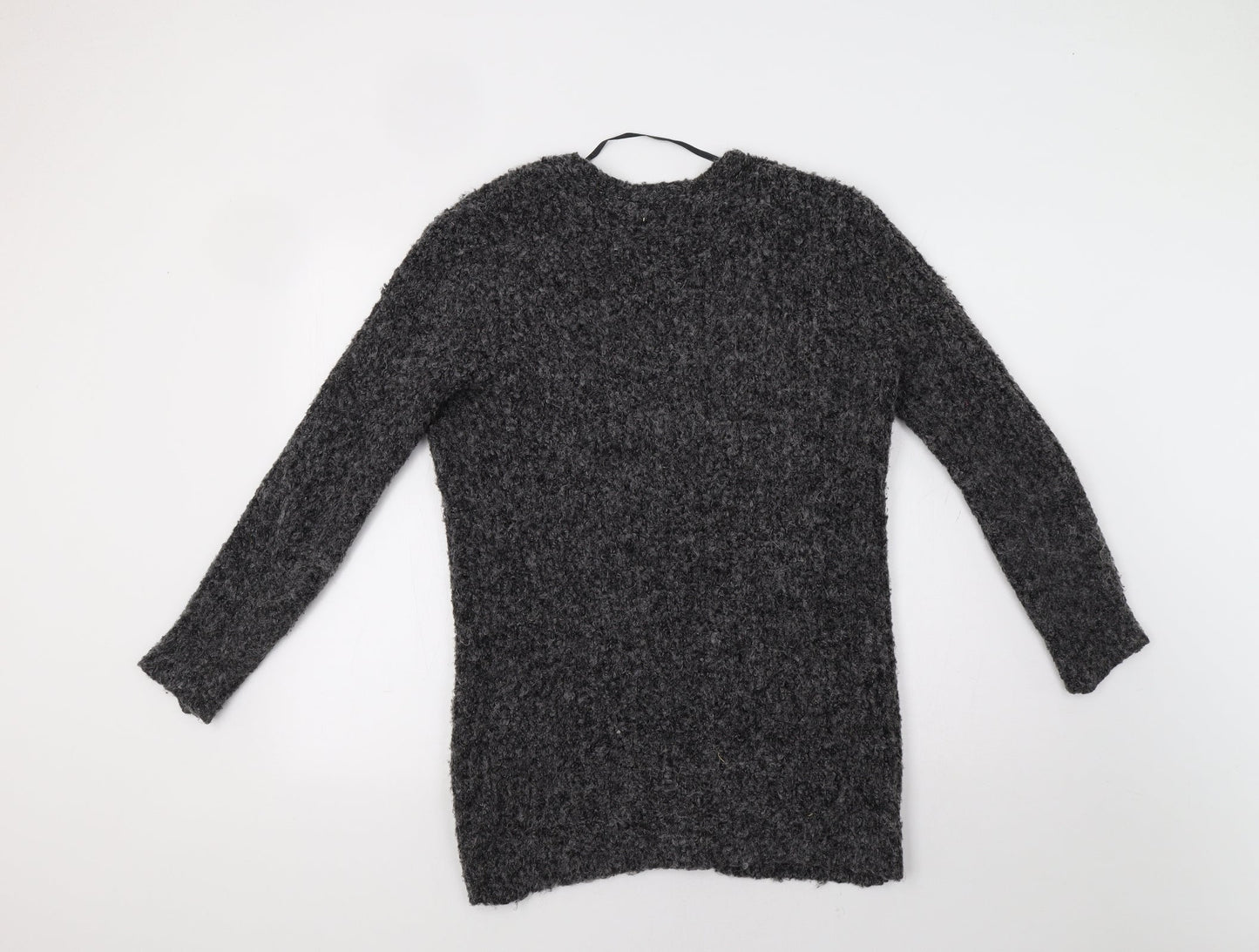 Primark Womens Grey   Overcoat Coatigan Size 10