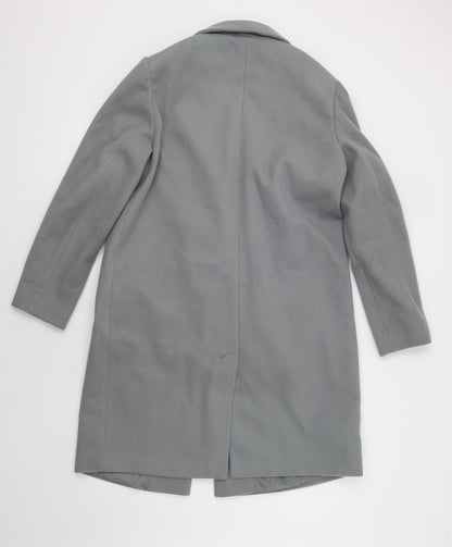 Womens UK Size 10 New Look Grey Motorcycle Jacket