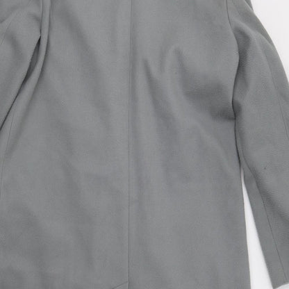 Womens UK Size 10 New Look Grey Motorcycle Jacket