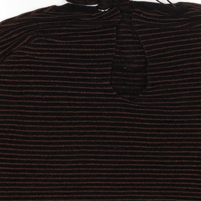 Womens UK Size M Mango Brown Pullover Jumper