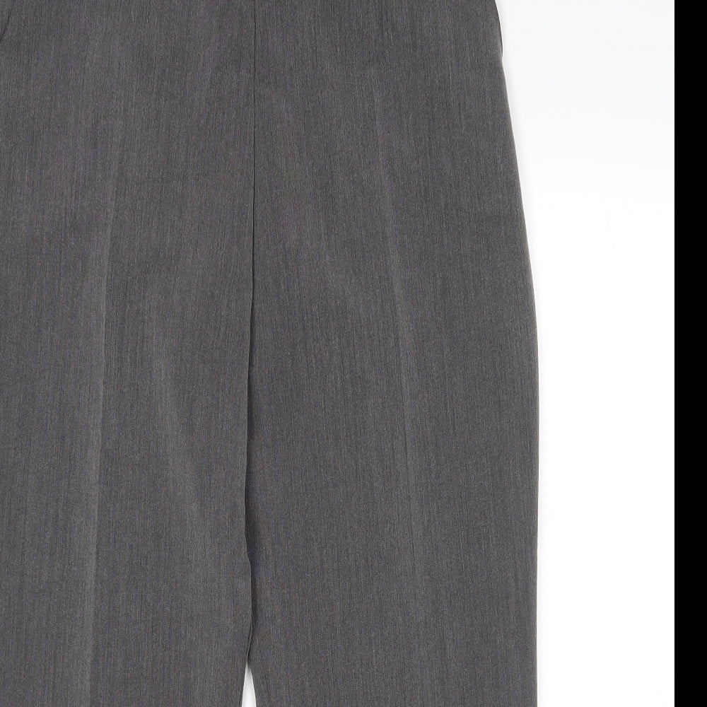 Womens UK Size 20 Preworn Regular Fit  Grey Trousers