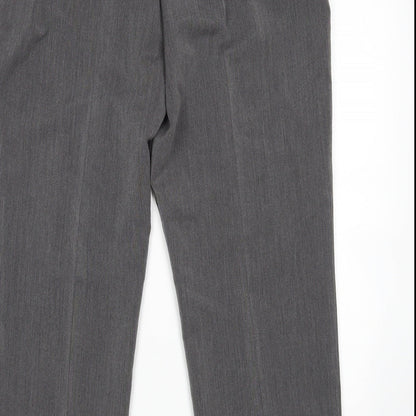 Womens UK Size 20 Preworn Regular Fit  Grey Trousers