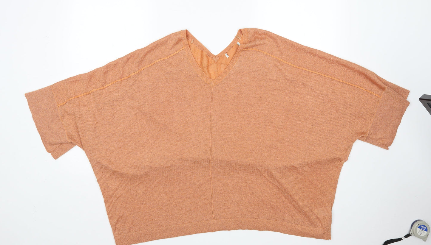 Womens UK Size XL NEXT Orange Pullover Jumper