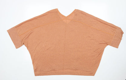 Womens UK Size XL NEXT Orange Pullover Jumper