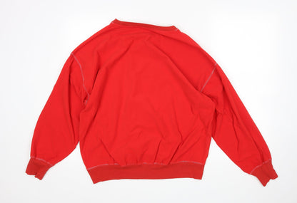 Back view of Next women’s red top pyjama top, size S