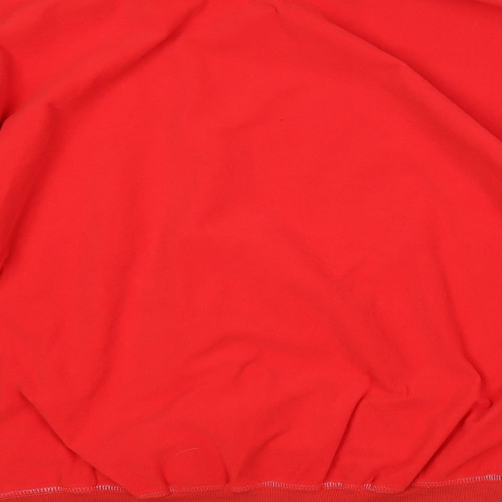 Brand and care label for Next women’s red top pyjama top, size S