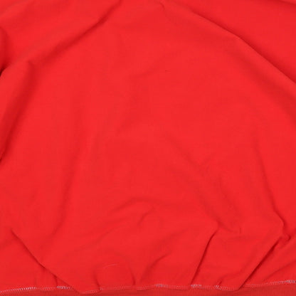 Brand and care label for Next women’s red top pyjama top, size S