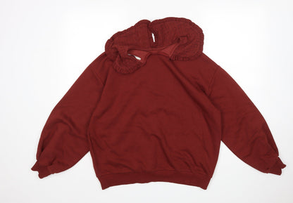 Back view of George women’s brown pullover sweatshirt, size M