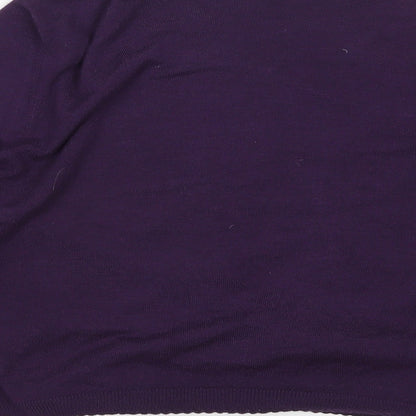 Womens UK Size M Wallis Purple Cardigan Jumper