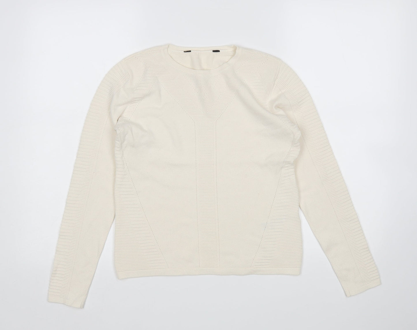 Womens UK Size 12 Principles Beige Pullover Jumper