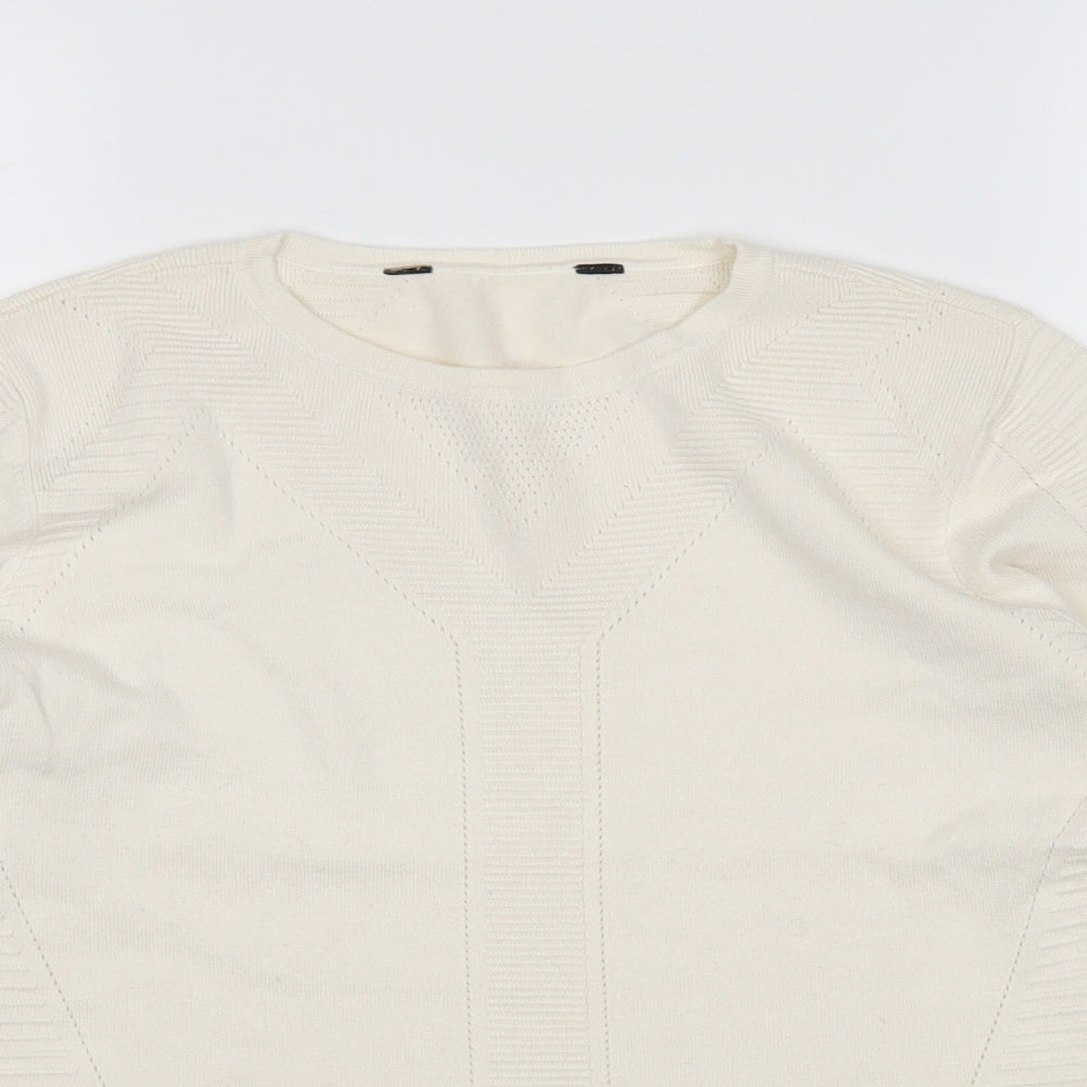Womens UK Size 12 Principles Beige Pullover Jumper