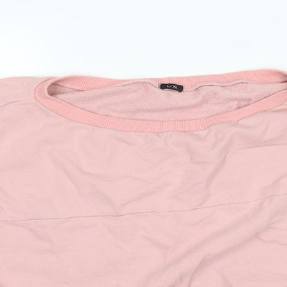 BE Wear Womens Pink   Pullover Jumper Size L