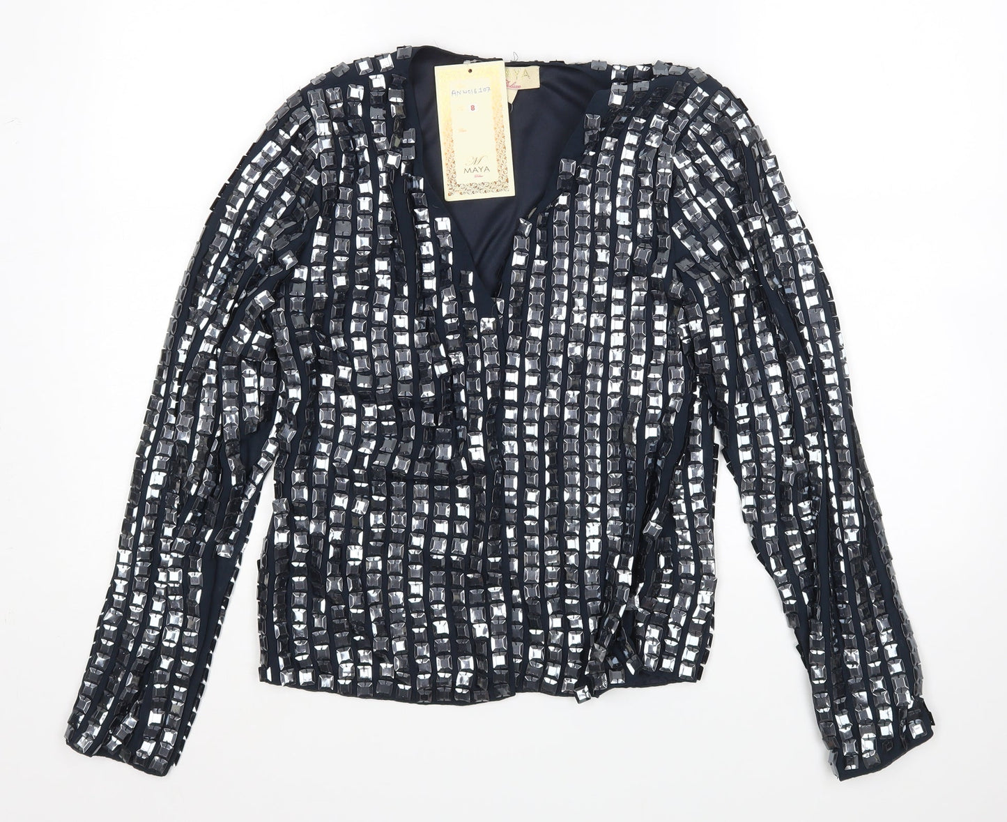 Maya Womens Blue   Cardigan Jumper Size 8