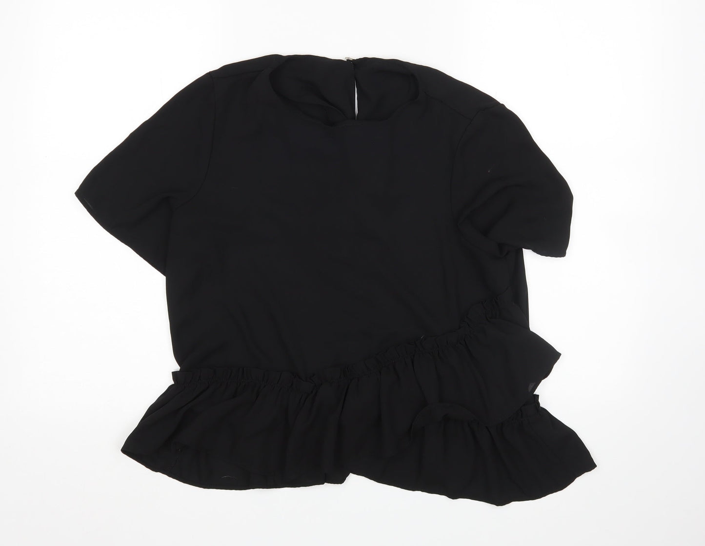Womens UK Size 10 ASOS Blue Basic Blouse