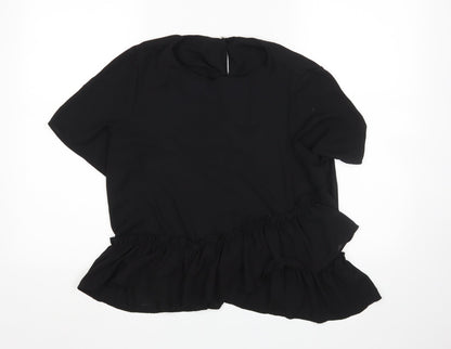 Womens UK Size 10 ASOS Blue Basic Blouse