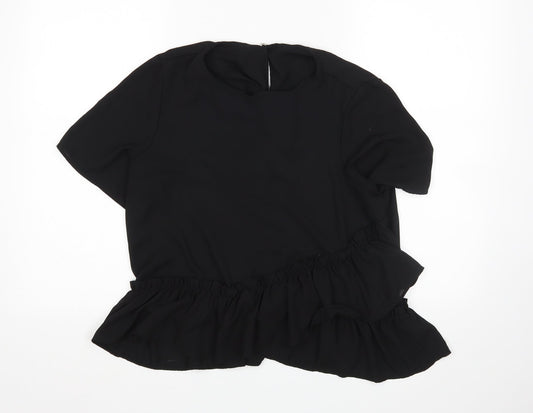 Womens UK Size 10 ASOS Blue Basic Blouse
