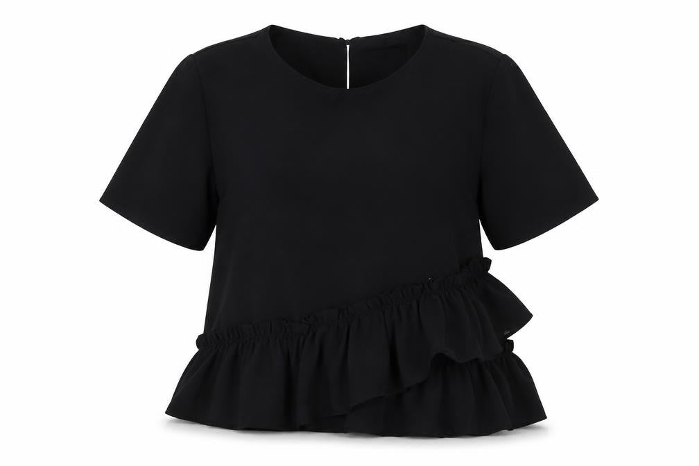 Womens UK Size 10 ASOS Blue Basic Blouse