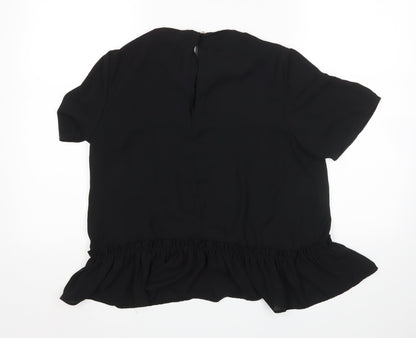 Womens UK Size 10 ASOS Blue Basic Blouse