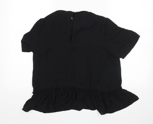 Womens UK Size 10 ASOS Blue Basic Blouse