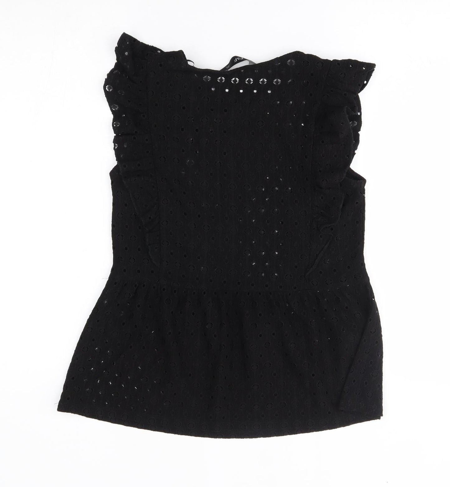 F&F Womens Black   Basic Blouse Size 6