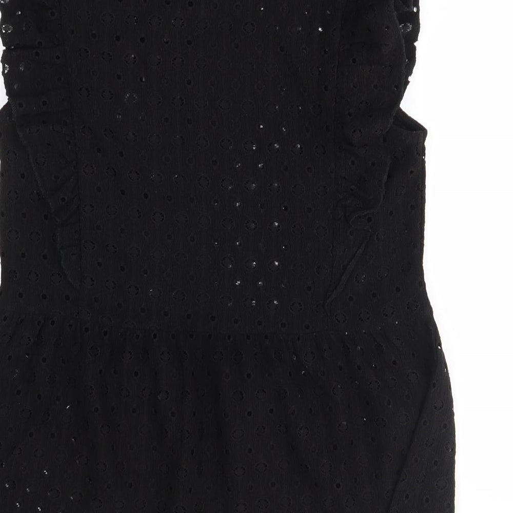 F&F Womens Black   Basic Blouse Size 6
