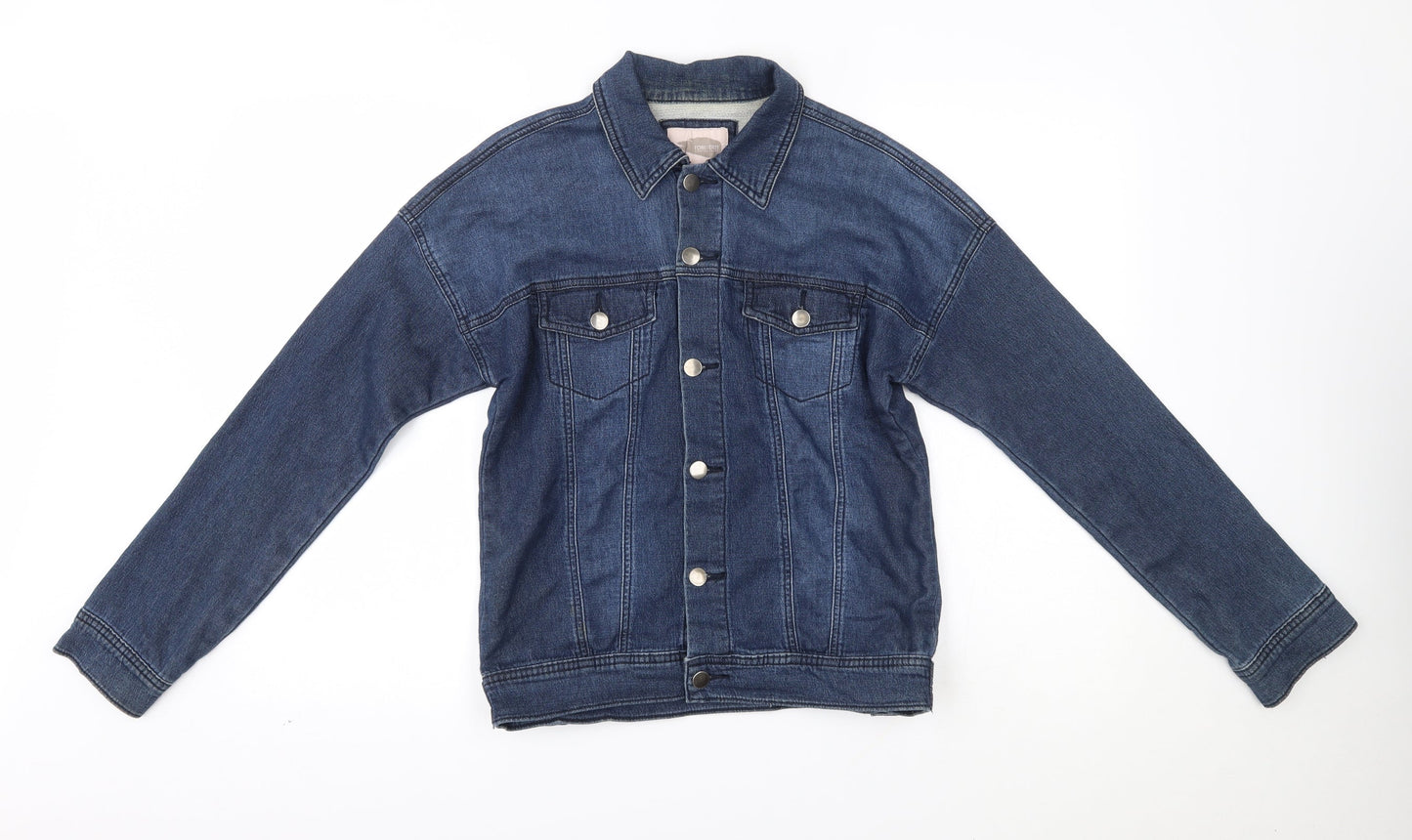 Womens UK Size S FOREVER 21 Blue Jacket